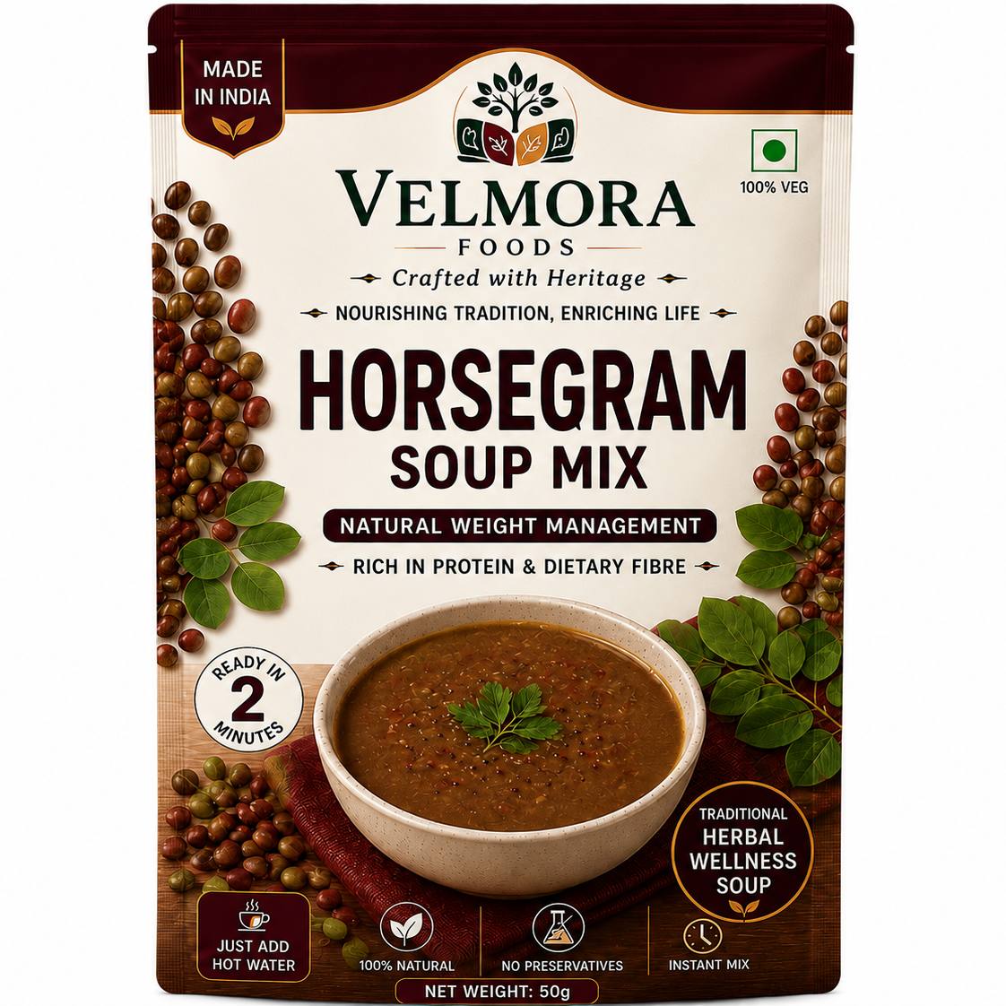Horse Gram Soup Mix Powder